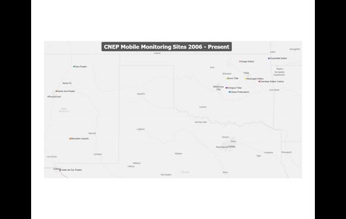 CNEP mobile monitoring sites 2006 - present